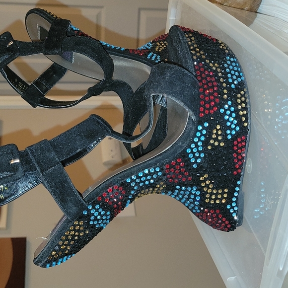 SOLD Platform Curve Heeled Platform - Picture 2 of 13